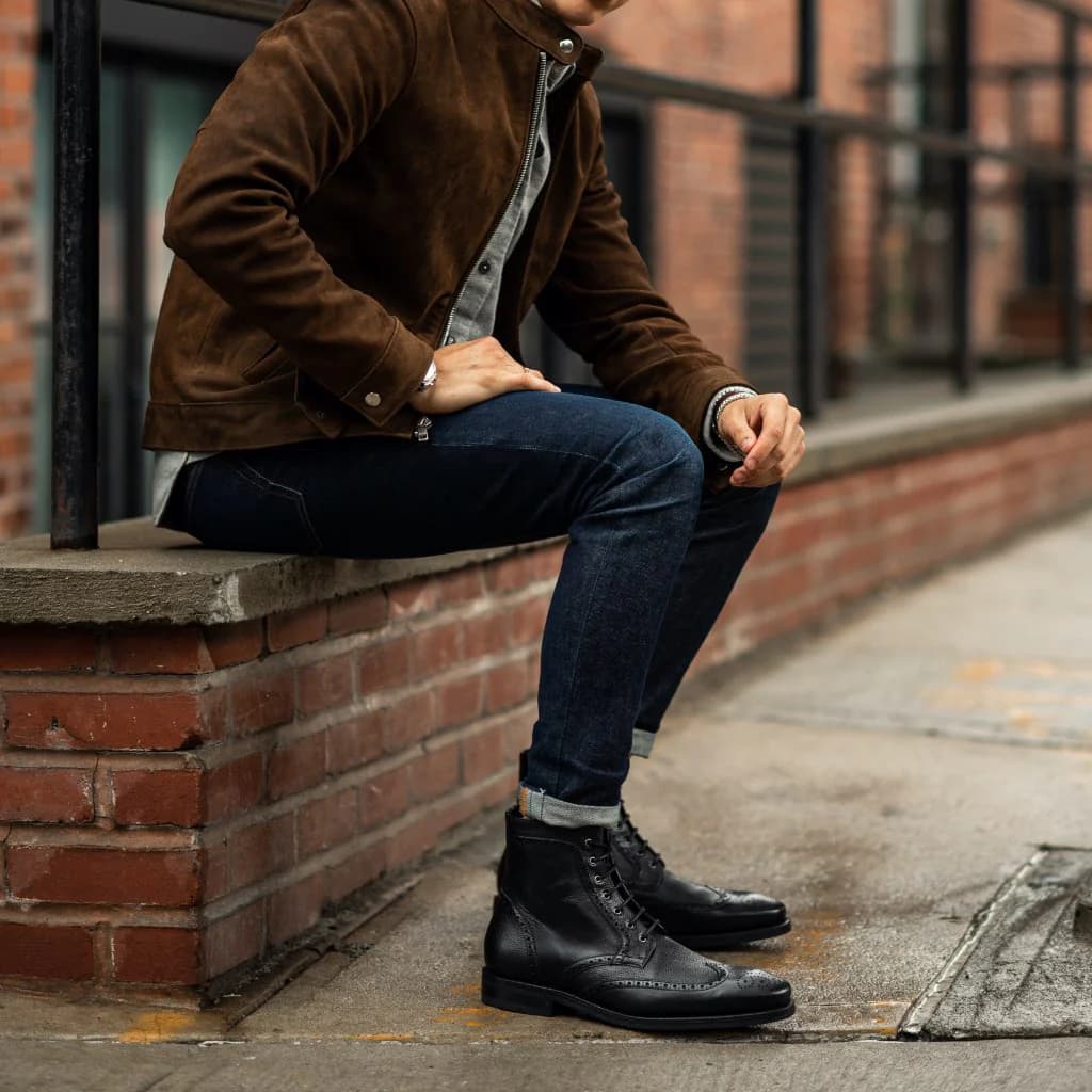Hazte notar: ¡es hora de tener botas de vestir de cuero negro para hombre!