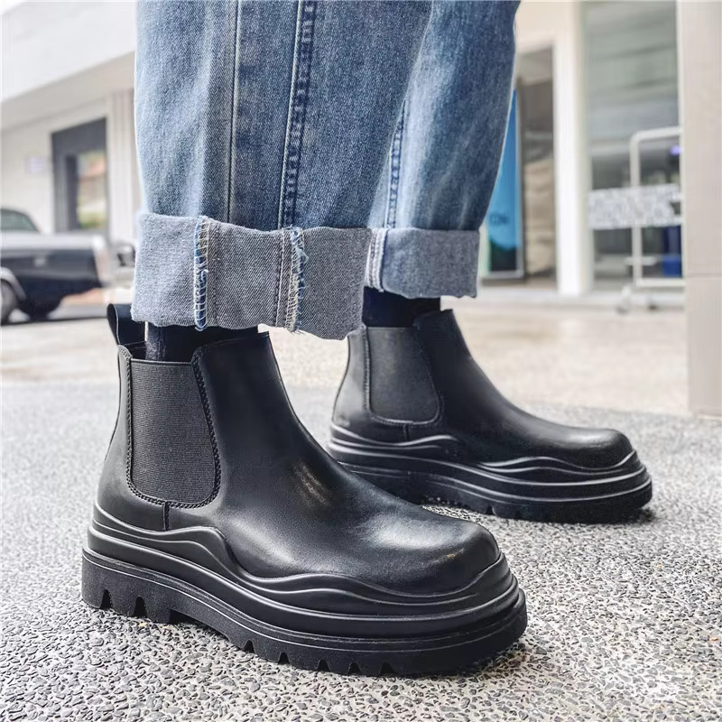Botas Chelsea con Plataforma 7 CM / 2.76 Pulgadas