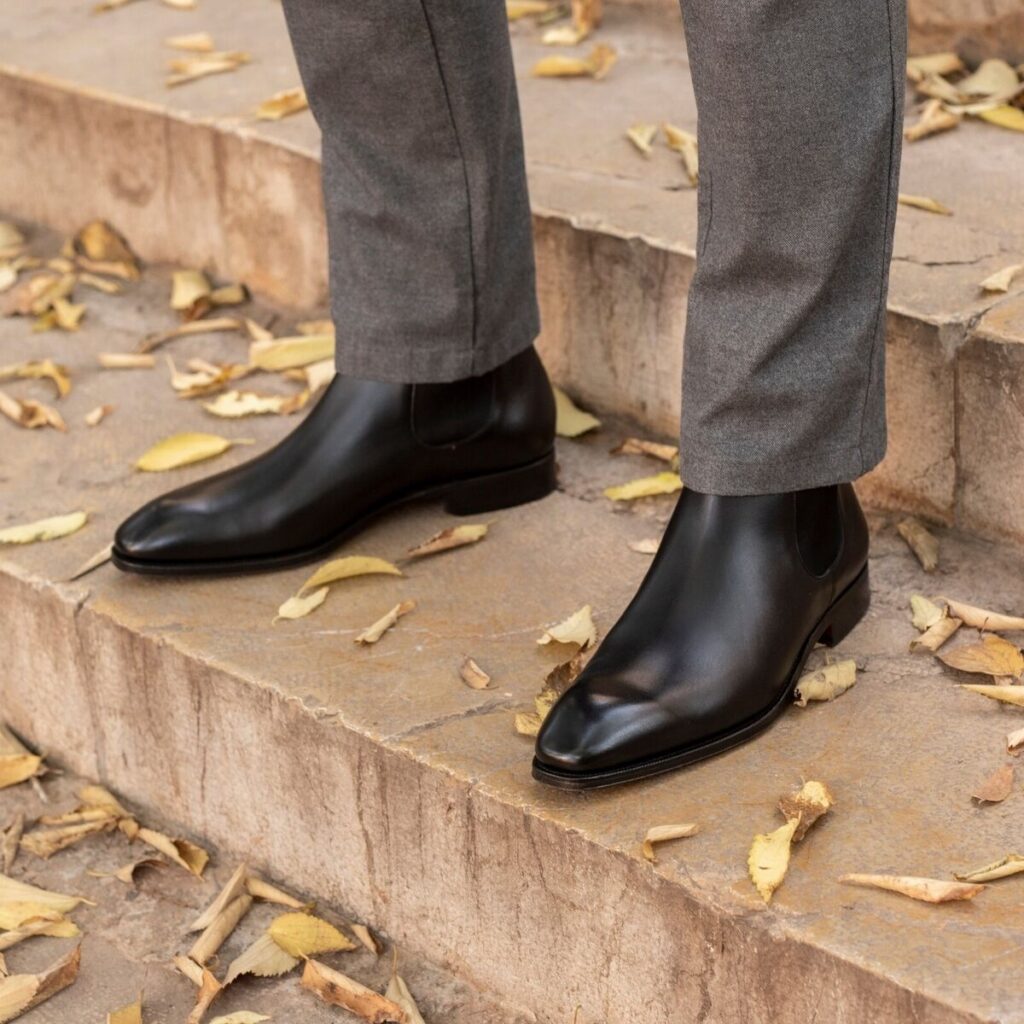 Botas Chelsea Negras 7 CM / 2.76 Pulgadas