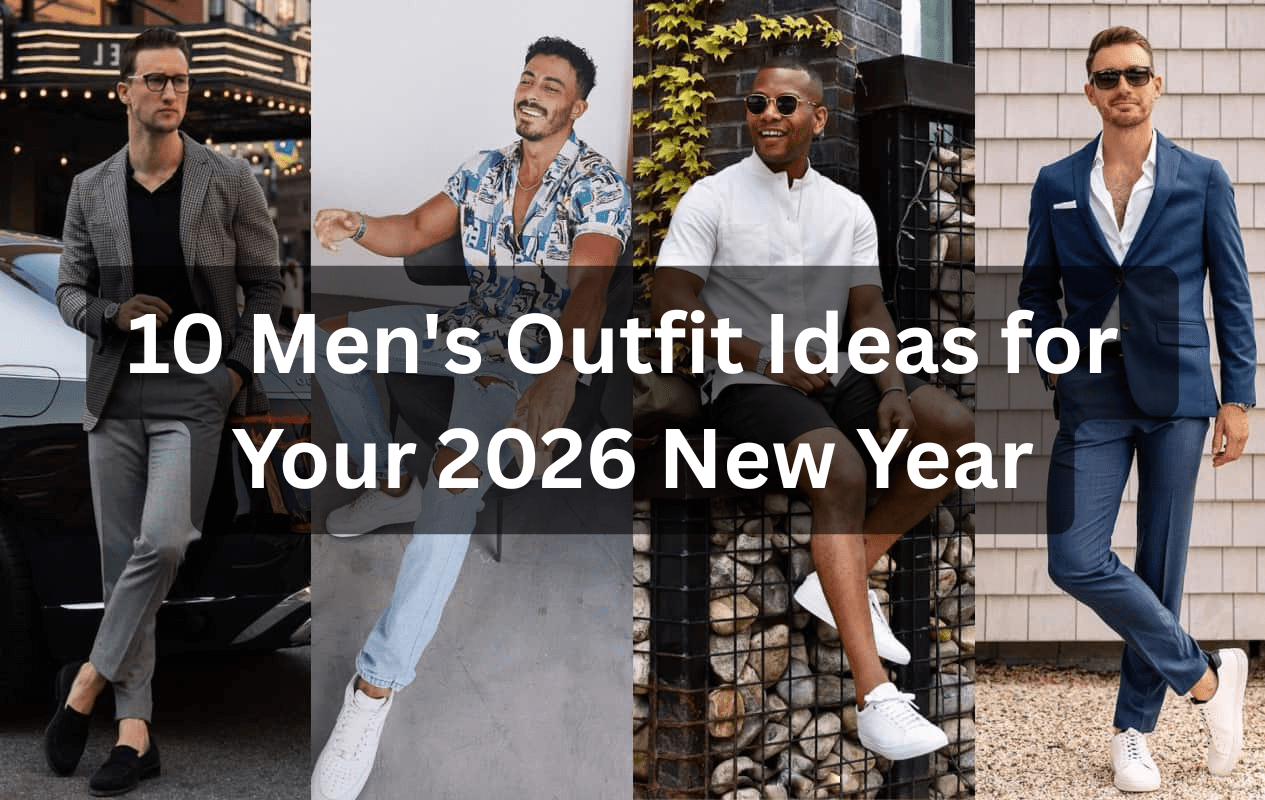 10 Men's Outfit Ideas for Your 2026 New Year