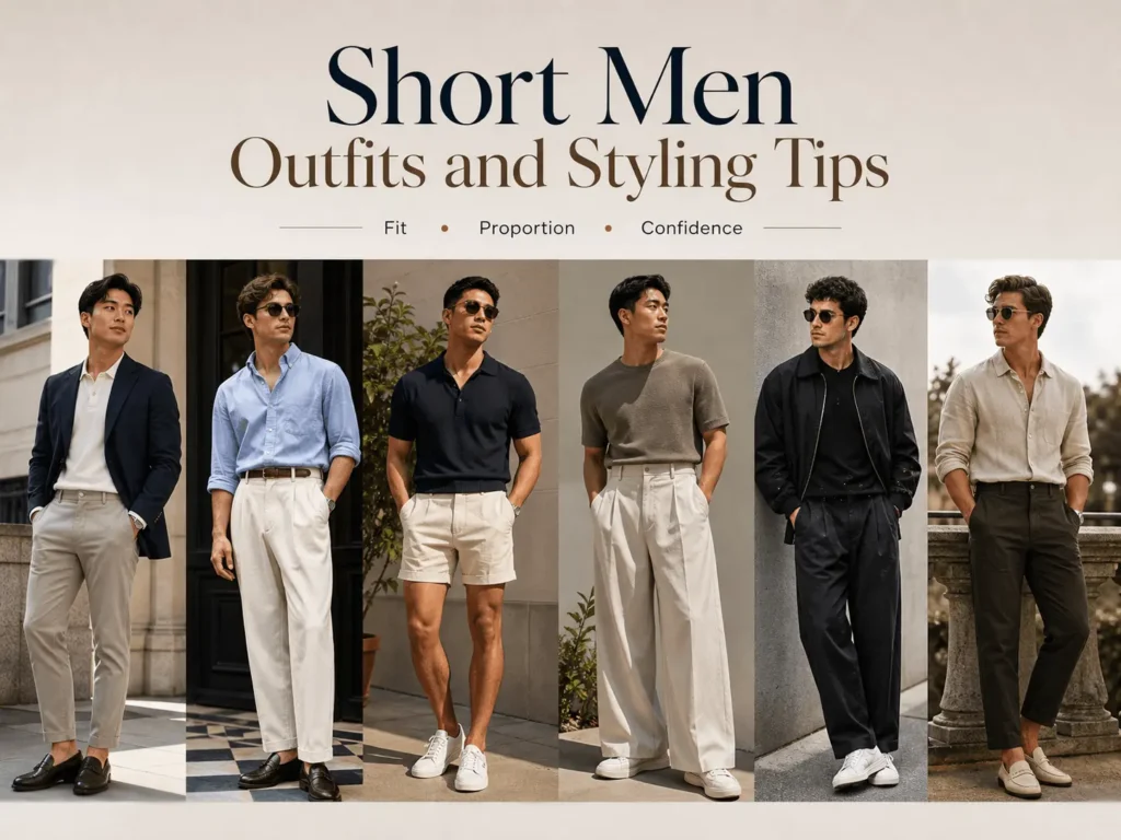 Short Men Outfits and Styling Tips