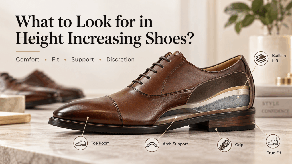 What to Look for in Height Increasing Shoes