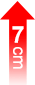 insignia +7 cm de aumento