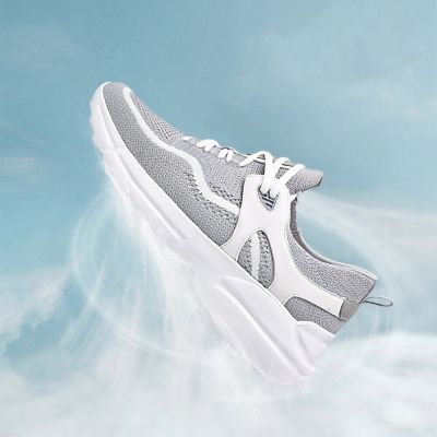 Zapatillas Elevadoras de Tejido de Punto + 7 cm