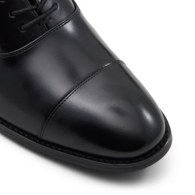 Zapatos de Vestir Hombre con Alzas – Oxford Veganos Negros 7cm