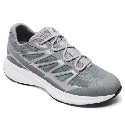 CMR CHAMARIPA Zapatillas Con Alza Para Hombre | Zapatillas Ligeras de Malla Gris de 7 CM