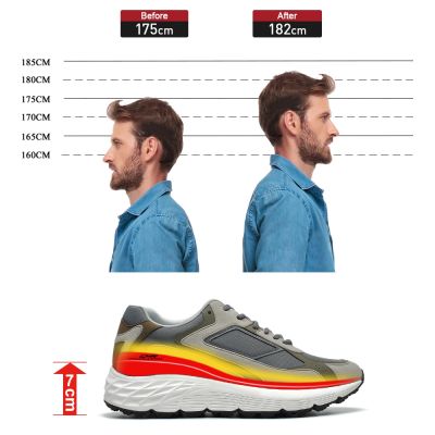 Black Height Incrasing Elevator Shoes Occident Dress Shoes