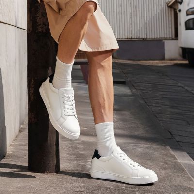 CMR CHAMARIPA Zapatos de aumento de altura para hombre - Blanco Casual, aumenta la altura hasta 6 CM