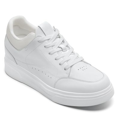 Hombre Zapatos Con Alzas- Calzado Casual De Cuero Zapatos Hombre Altos 7CM