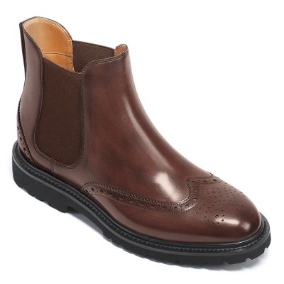 Botas Wingtip para Hombre 7 cm
