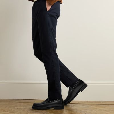 zapato de hombre con tacón interior - zapatos informales de negocios sin cordones de cuero negro 5 cm
