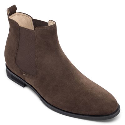 Black Height Incrasing Elevator Shoes Occident Dress Shoes