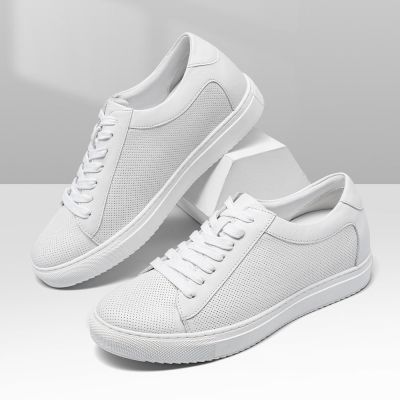 CMR CHAMARIPA Zapatillas deportivas informales transpirables para hombre, aumento de altura de 7 cm