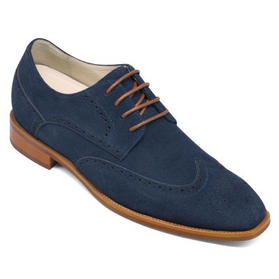 Black Height Incrasing Elevator Shoes Occident Dress Shoes