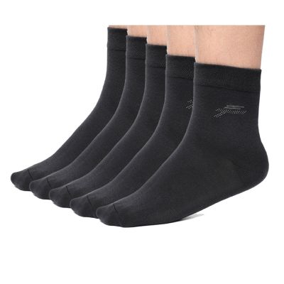 CHAMARIPA Calcetines negros transpirables para hombres - Una docena de calcetines - (12 pares)