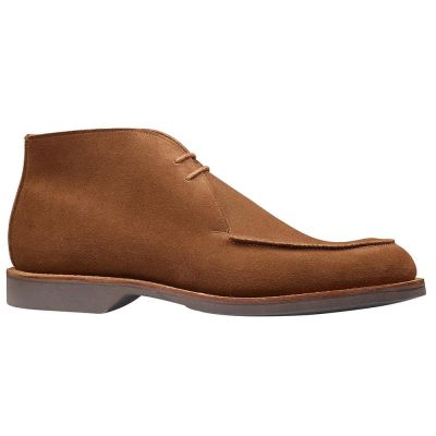 Botines Marrones de Ante para Hombre 7 cm