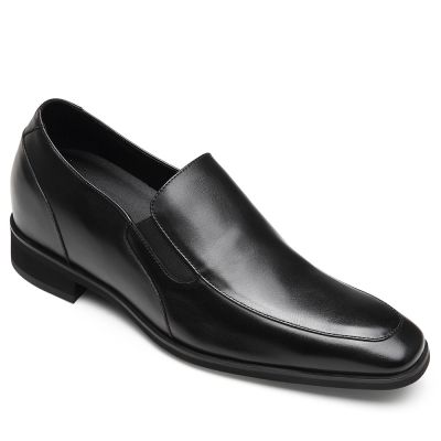 Black Height Incrasing Elevator Shoes Occident Dress Shoes