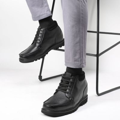 CHAMARIPA zapatos alzas hombre - zapatos con alzas para hombres - botas de montaña 9 CM Más Alto