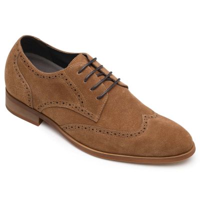 Zapatos Brogue Wingtip de 7 cm de Ante