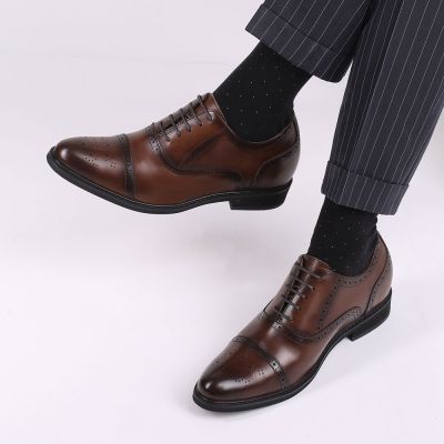 Oxfords de Cuero de Vacuno 8 cm | CHAMARIPA