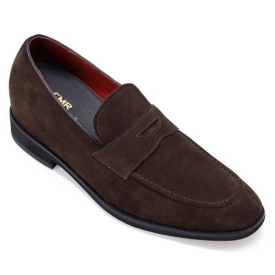 Loafers de Gamuza de 6 cm para Hombres