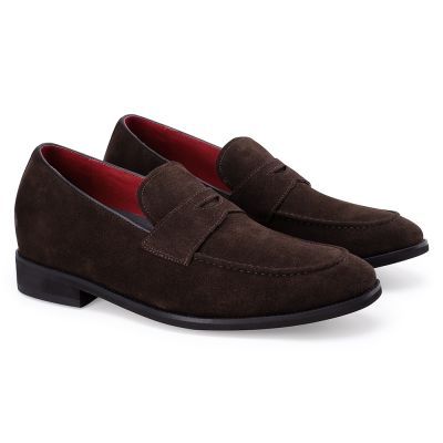 Loafers de Gamuza de 6 cm para Hombres