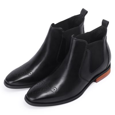 Botas Chelsea de Cuero Bovino Hasta 7 cm