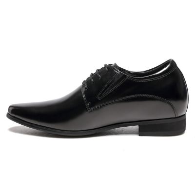 CMR CHAMARIPA Zapatos de vestir negros para hombre de la marca , que aumentan la estatura en 8 cm