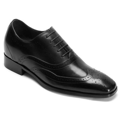Zapatos Oxfords Personalizados 7 cm Wingtip - Tallas 37-45