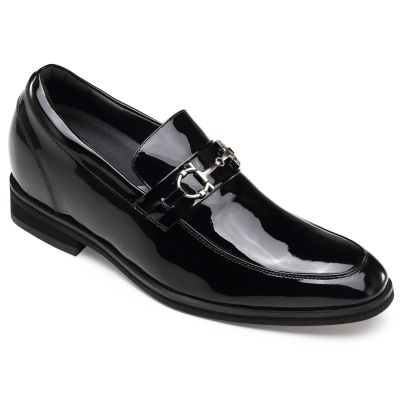Mocasines de Cuero Charol de 7 cm