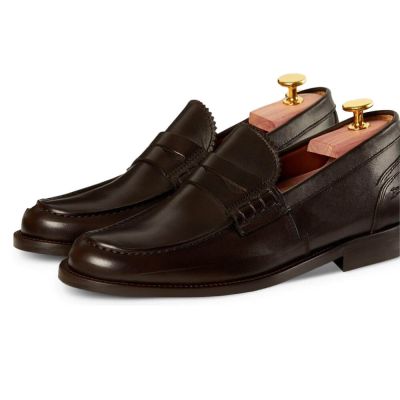 zapatos de plataforma para hombres - mocasines penny vintage hechos a mano 6cm