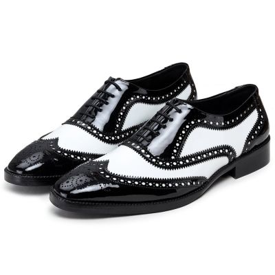 Oxfords de Cuero de Vacuno +7 cm