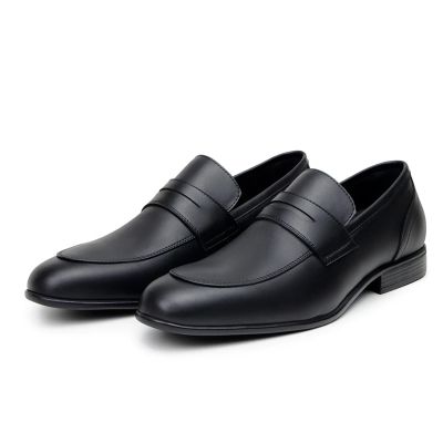 Mocasines con alzas de piel vegana para hombre: mocasines clásicos con aumento de altura de 6 cm/2,36 pulgadas