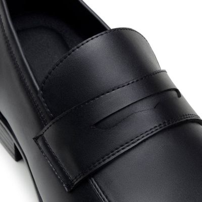 Mocasines con alzas de piel vegana para hombre: mocasines clásicos con aumento de altura de 6 cm/2,36 pulgadas