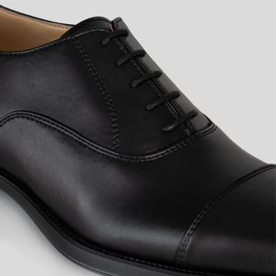 Zapatos con alzas veganos: zapatos Oxford clásicos negros con punta de casquillo para hombres que crecen 7 cm (2,76 pulgadas) más