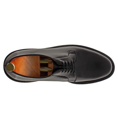 zapatos alzas hombre - zapatos de hombre con tacon - Zapatos Cordobeses Concha Negra 7 CM