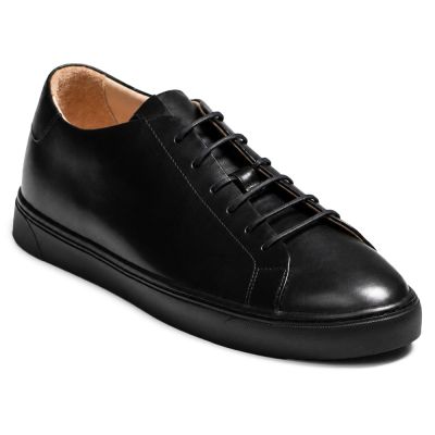 CMR CHAMARIPA Zapatos Para Hombre Que Aumentan La Altura | Zapatillas Casual Negras De Shell Cordovan 6 CM