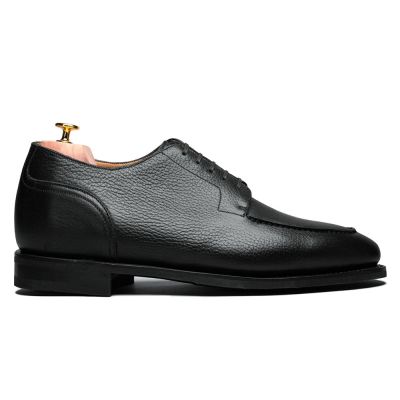 CMR CHAMARIPA Zapatos formales con alza de para hombre | Zapatos Derby formales de negocios de piel de becerro negra con tacón de 6 cm
