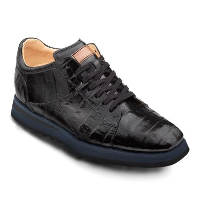 Black Height Incrasing Elevator Shoes Occident Dress Shoes