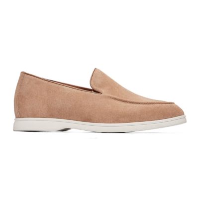 Mocasines de ante color arena hombre – calzado para aumentar estatura 6 cm