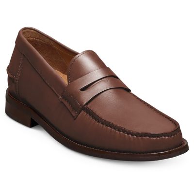 CMR CHAMARIPA Mocasines con Alzas para Hombre | Mocasines Penny de Cuero Marrón Oscuro 5 CM