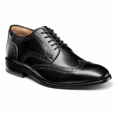 Zapatos Elevadores para Hombre CMR CHAMARIPA | Zapatos Brogue en Piel Cordovan Negra 7 CM