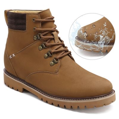 CMR CHAMARIPA zapatos para hombres bajitos - botas con alzas hombre - botas resistentes al agua 8 CM Más Alto
