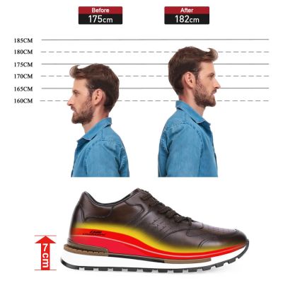 Black Height Incrasing Elevator Shoes Occident Dress Shoes