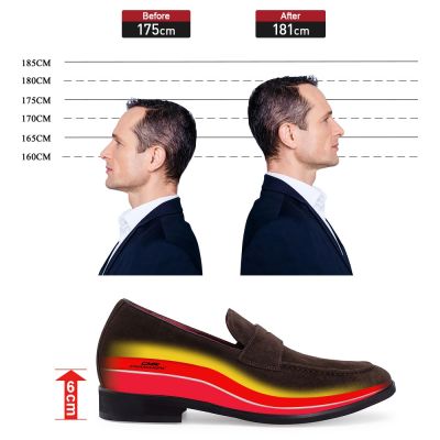 Black Height Incrasing Elevator Shoes Occident Dress Shoes
