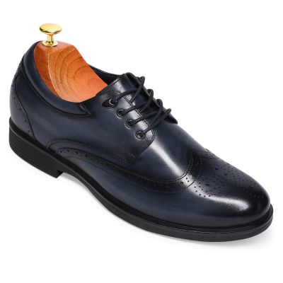 Derby con Plataforma Azul de Hasta 8 cm
