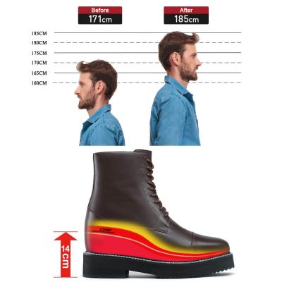 Black Height Incrasing Elevator Shoes Occident Dress Shoes