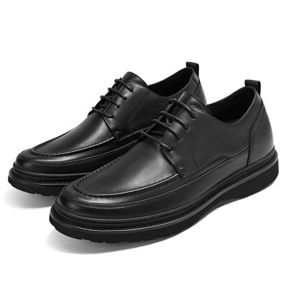 Zapatos Alzas Hombre - Zapatos Con Alzas Para Hombres - Zapatos Derby Negros 6cm