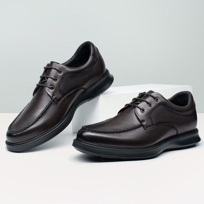 Zapatos Derby de 6 cm de Cuero de Vaca