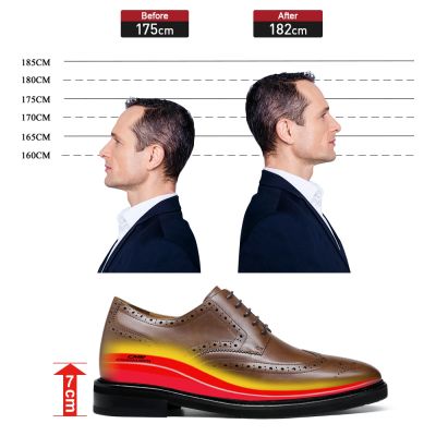 Black Height Incrasing Elevator Shoes Occident Dress Shoes